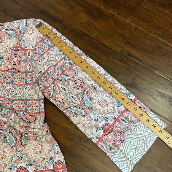 COOLIBAR UPF 50+ Cover-Up Swim Tunic Dress in Multi Paisley Print - Picture 11 of 11